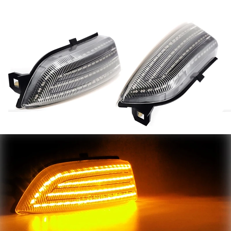 Car Dynamic LED Turn Signal Rearview Mirror Lights Blinker For Ford Everest 2015-2019 Ranger T6 Raptor Wildtrak