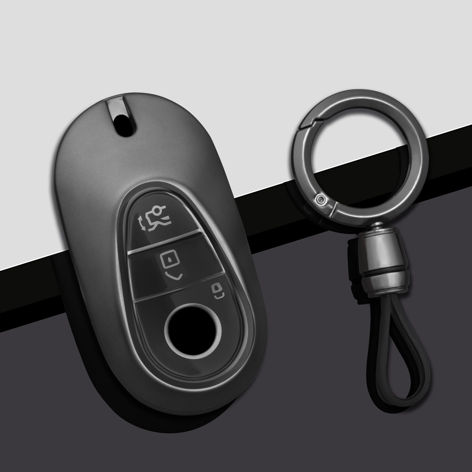 Car Key Case Cover For Mercedes Benz 2021 C /S Class W223 W206 S350L S400L S450L S500L Car Key Cover Accessories