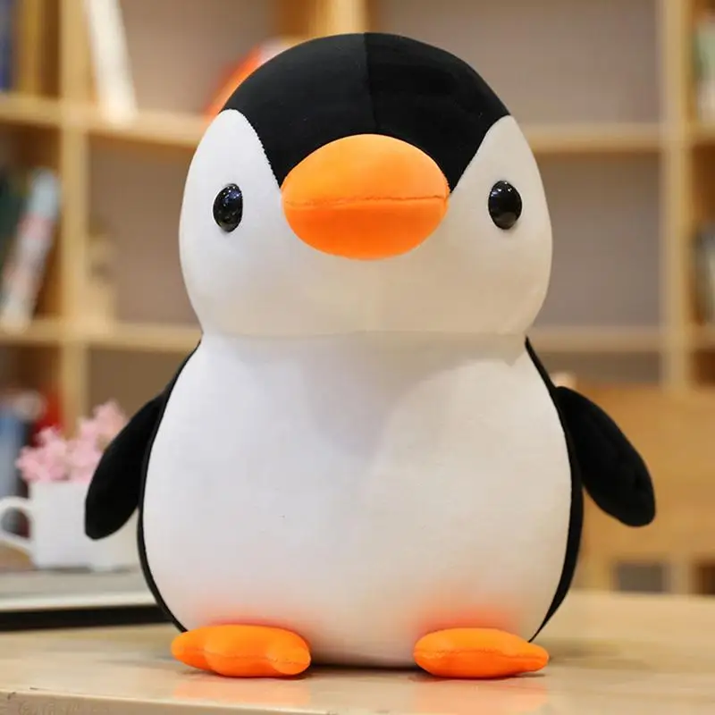 Pinguim de pelúcia bonito pinguim animal de pelúcia pinguim animal de pelúcia plushie pinguim brinquedo de pelúcia plushies para todas as idades presente de ano novo