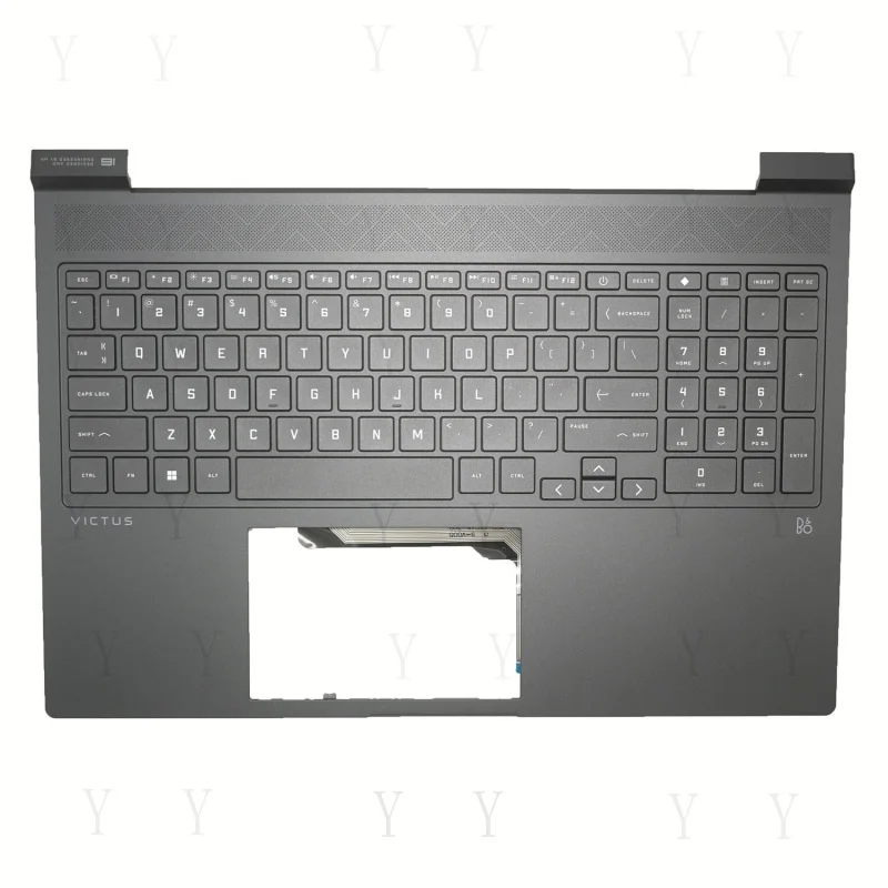 Y+ New For 9 10 Victus 16-R 16-S Palmrest Upper Case Backlit Keyboard AP993000201