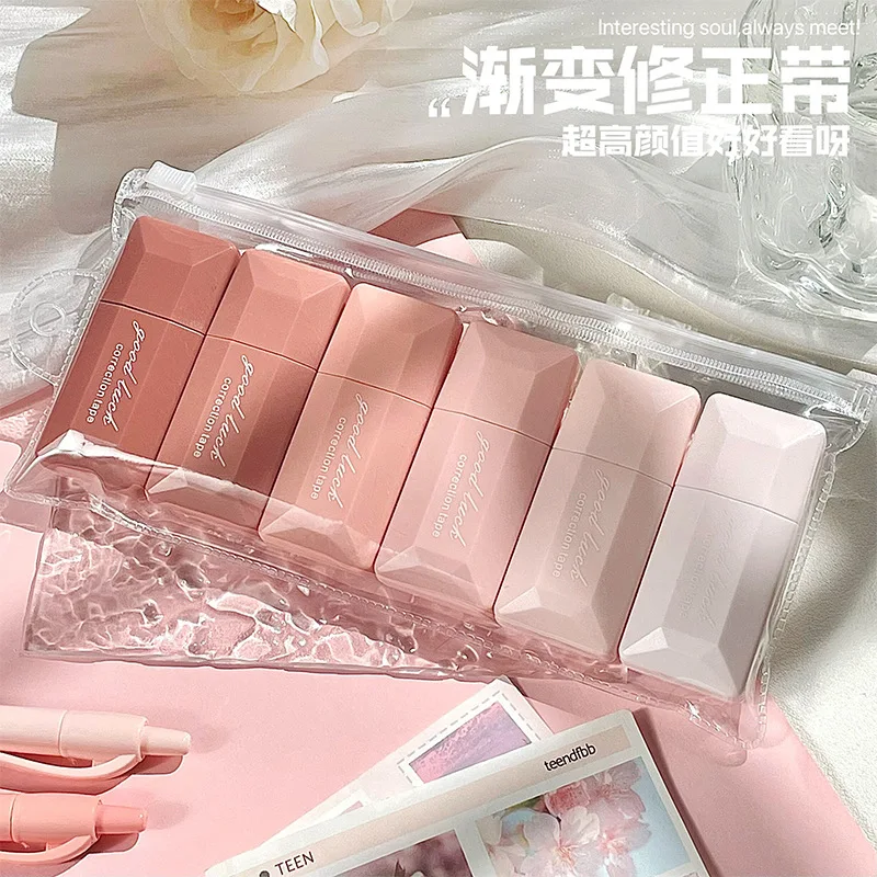 

Card Type Gradient Correction Tape For Students With Quiet Large Capacity Correction Tape Portable Compact High Appearance Level
