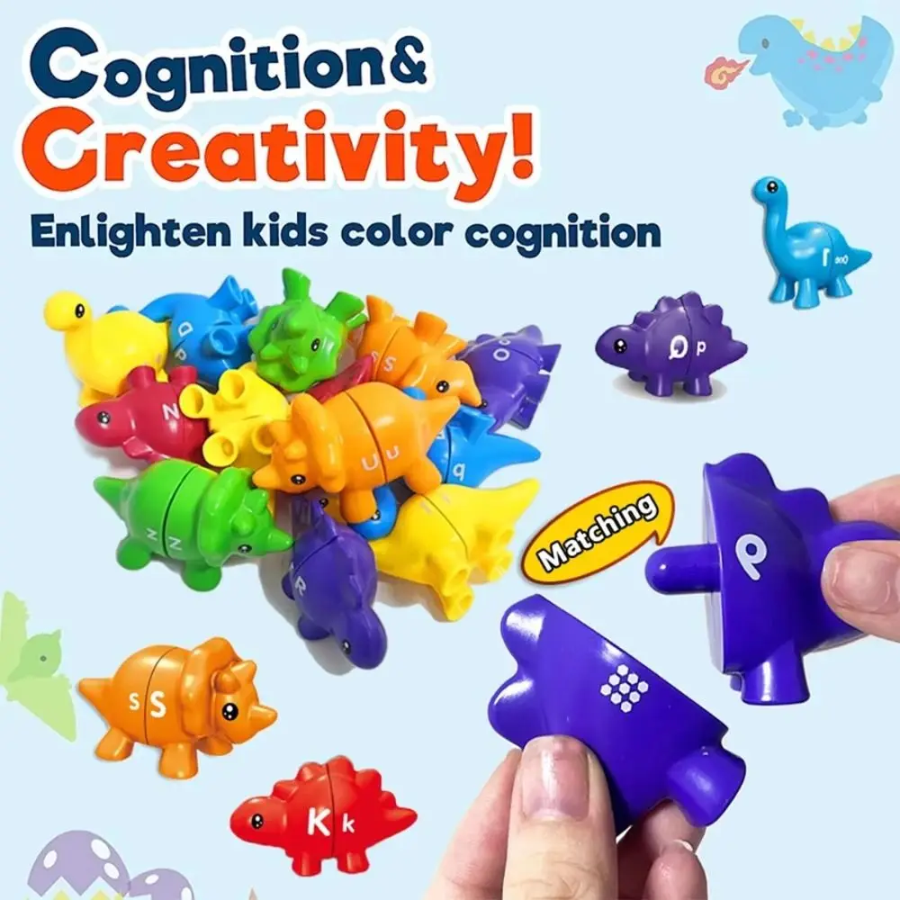 Lettres en plastique assorties, blocs de jeu de motifs de comptage de nombres, tri des couleurs, Puzzle Portable Montessori