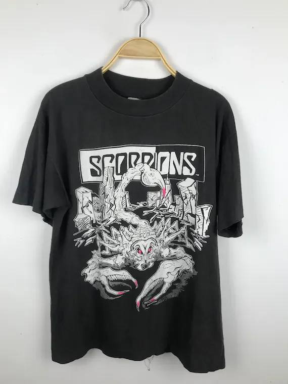 Scorpions tease me please me tour Black Size S-5XL Gift fans Shirt AC1228