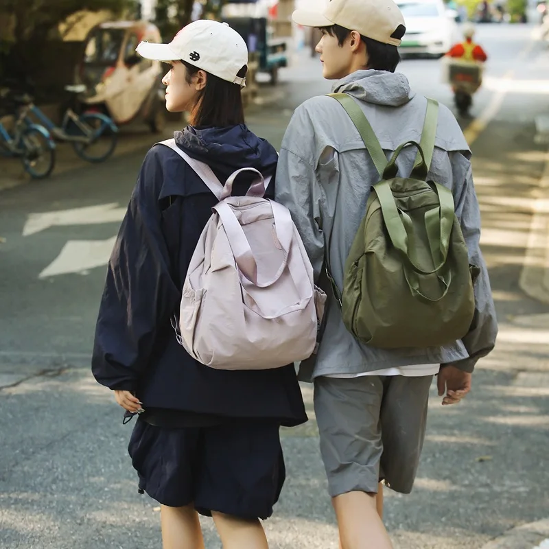 mochila-de-ombro-de-nylon-a-prova-d'agua-feminina-leve-literaria-simples-bolsa-de-grande-capacidade