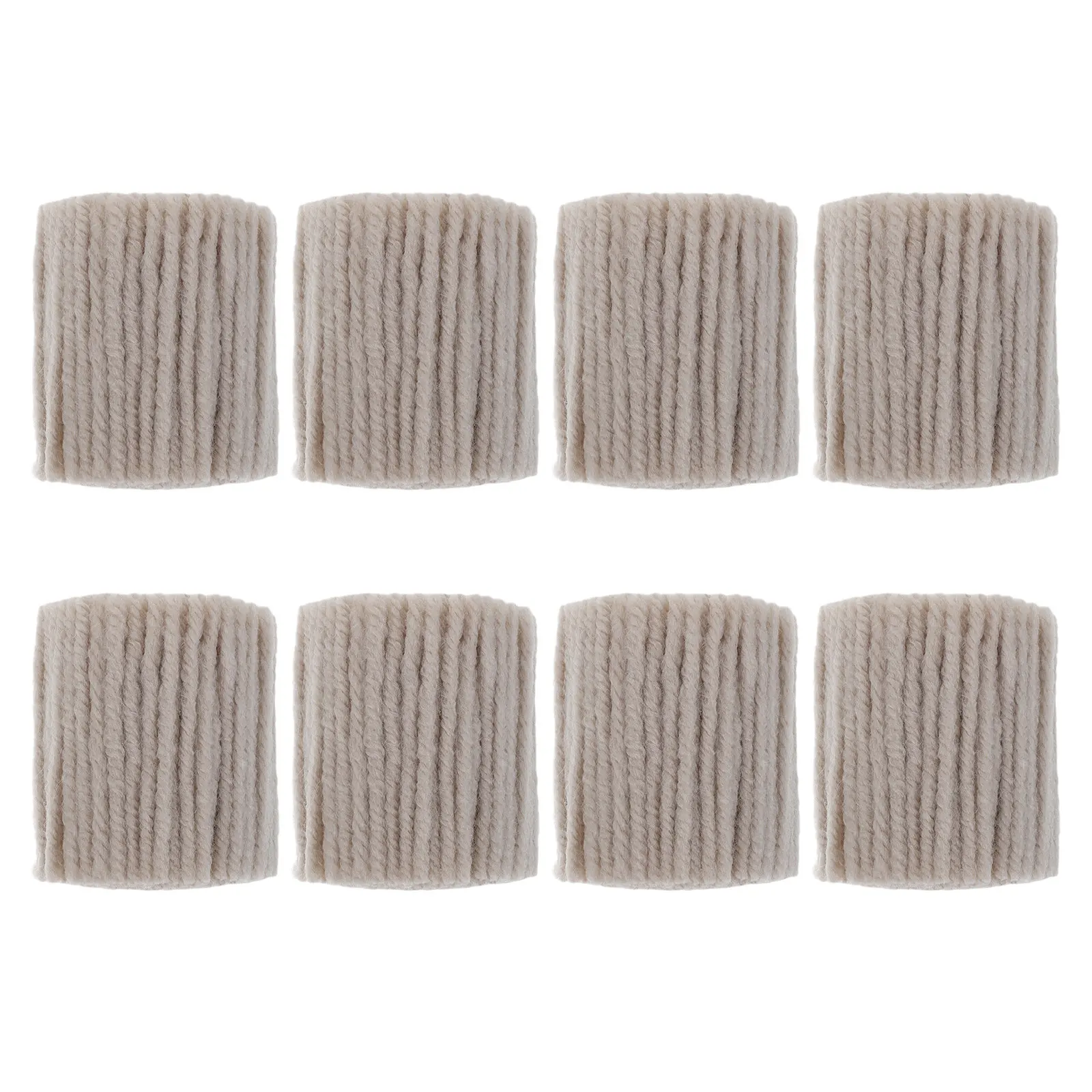 Kit de 8 Rollos de Hilo de Algodón para Tejer Alfombras a Crochet, Cuerda de Algodón para Manualidades, Alfombras, Ropa, Kits de Bricolaje