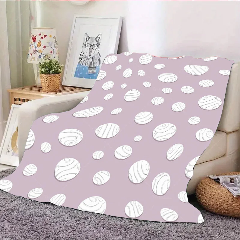 아늑한 거실 장식을위한 1pc 플란넬 담요 현대 대리석 도트 인쇄 던지기 담요