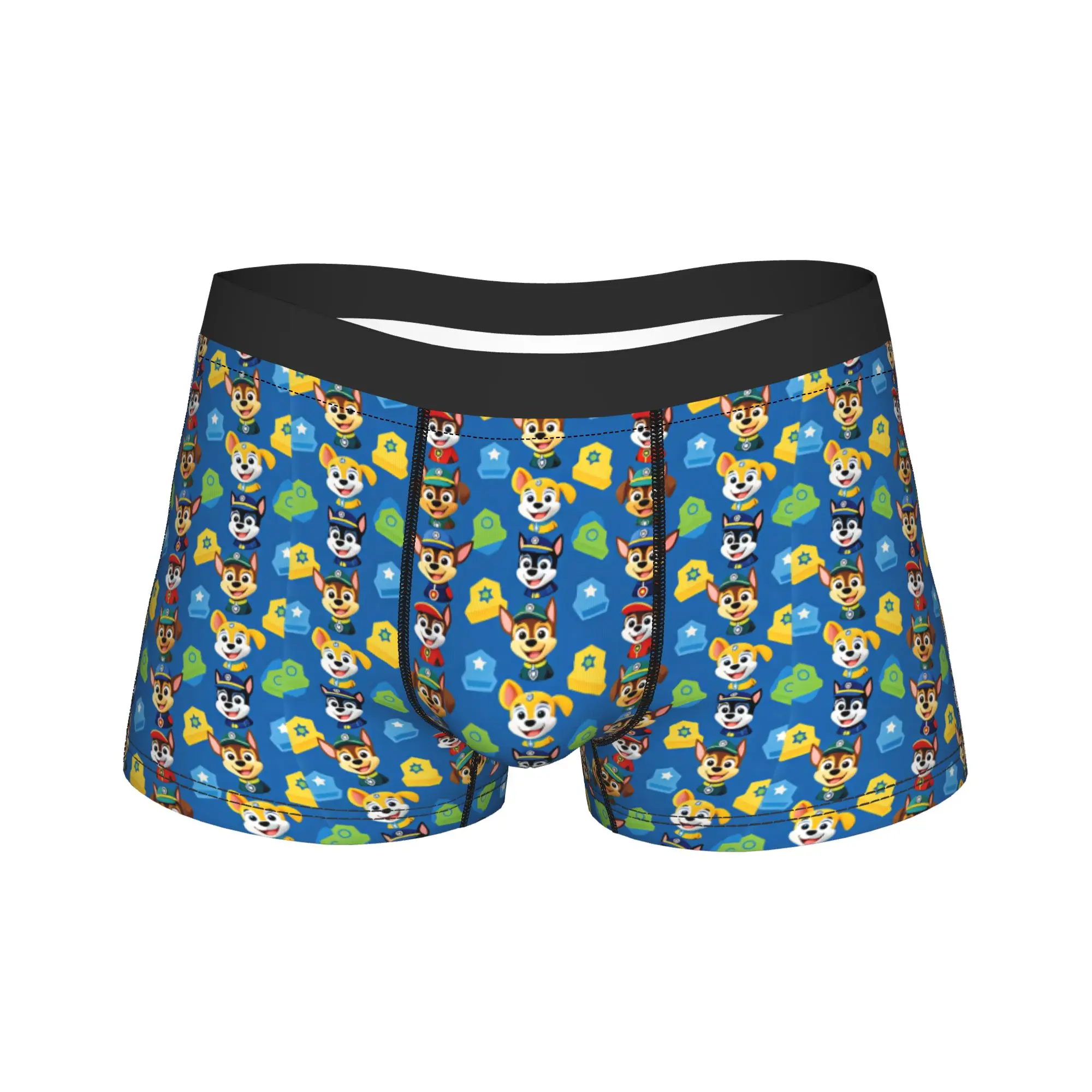 Paw Dogs Puppy Character Portrait Tile Pattern Underwear Men's Underpants Customs Breathable Trunk Hot Sale Shorts Briefs