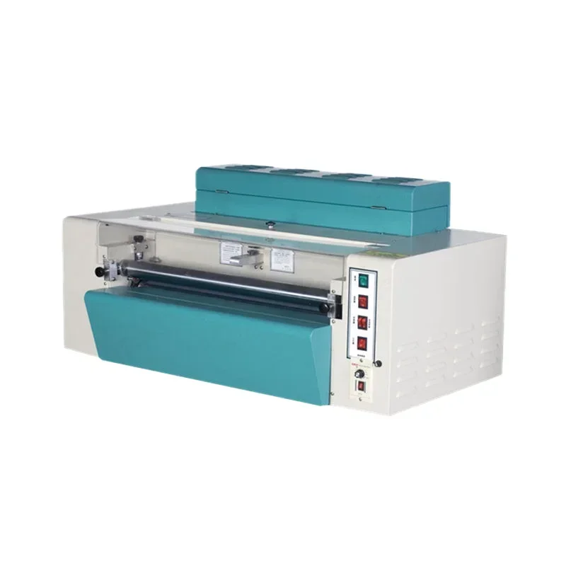 Desktop 2inch UV Coating machine UV Varnish Selective Coating Machine UV Protective Coating For Paper