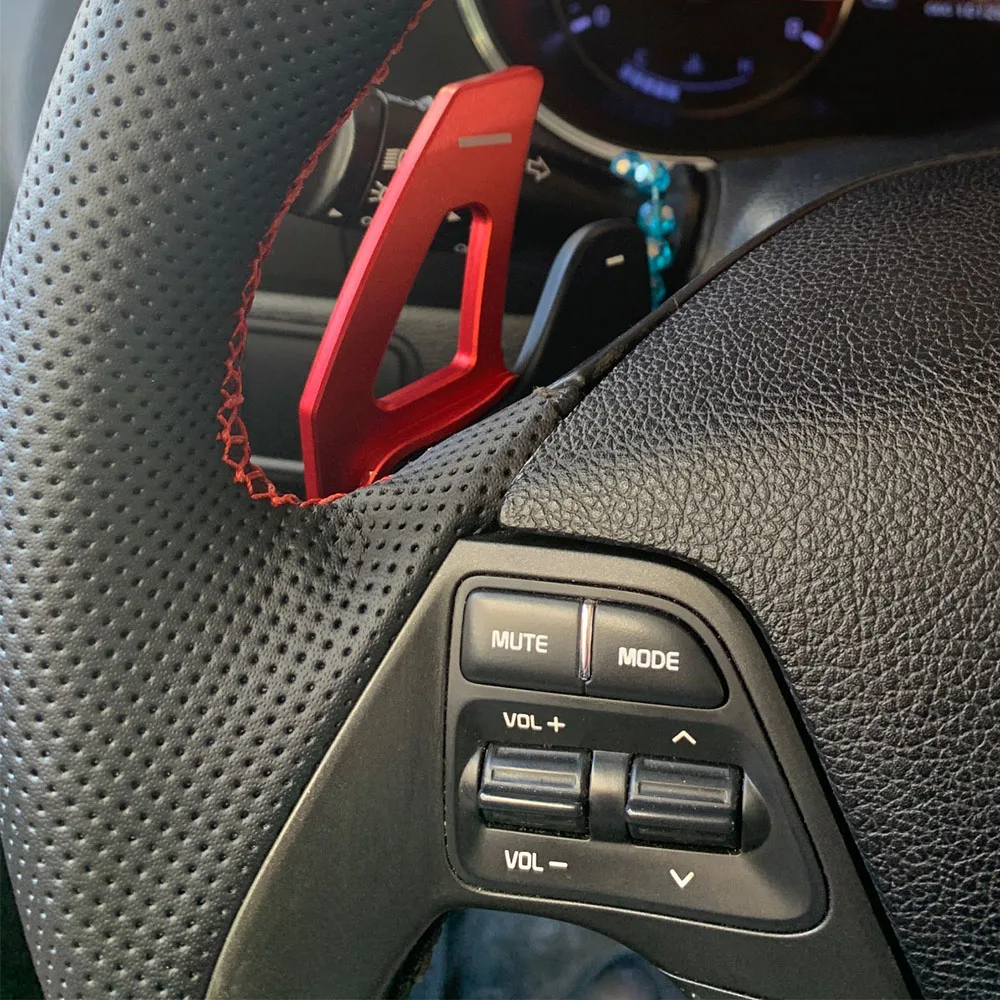 For Kia Ceed GT SW Pro Sportswagon JD Cerato Hatchback Koup YD Forte S SX Car Steering Wheel Shift Paddles DSG Extender Stickers