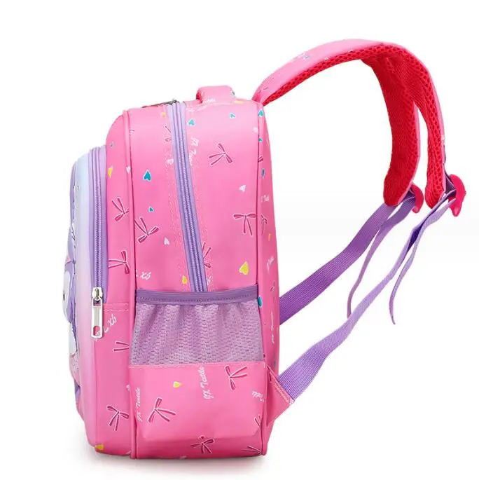 Mochila escolar de dibujos animados para niños y niñas, Mochilas escolares ligeras con dinosaurios, gran capacidad