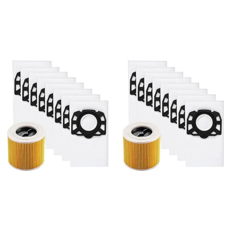 

AA81-16X KFI 357 Мешки для пылесосов Karcher WD2 Plus / WD3 / WD3 Battery / SE 4001 / SE 4002 2.863-314.0