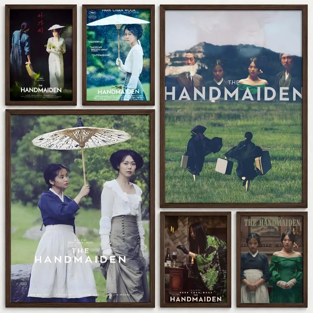 Movie The Handmaiden Poster Self‑Adhesive Waterproof PP Poster Coffee House Bar Wall Art Sticker Room Home Decor