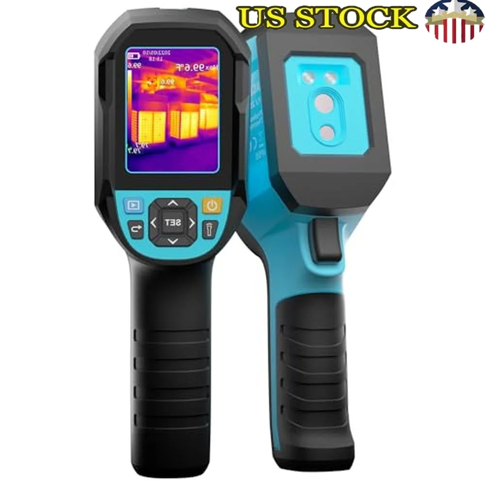 Handheld Thermal Imaging Camera with 256x192 IR Resolution Pro/Home Use Infrared 7 Color Palettes 16GB Memory Card Lightweight