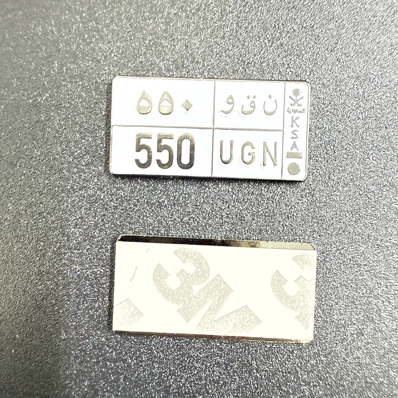 1-100PCS Mobile Phone 3M Sticker Badge Metal Pin Broooches Pins