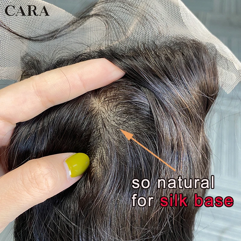 Silk Base Lace Closure 5x5 Silk Top Body Wave Closure Human Hair Extensions Pre-plucked Hairline With Baby Hair For Women Black