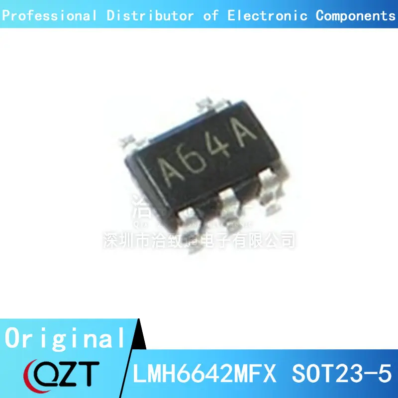 10 teile/los lmh6642 SOT23-5 a64a lmh6642m lmh6642mf lmh6642mfx sot-23-5 chip neuer spot