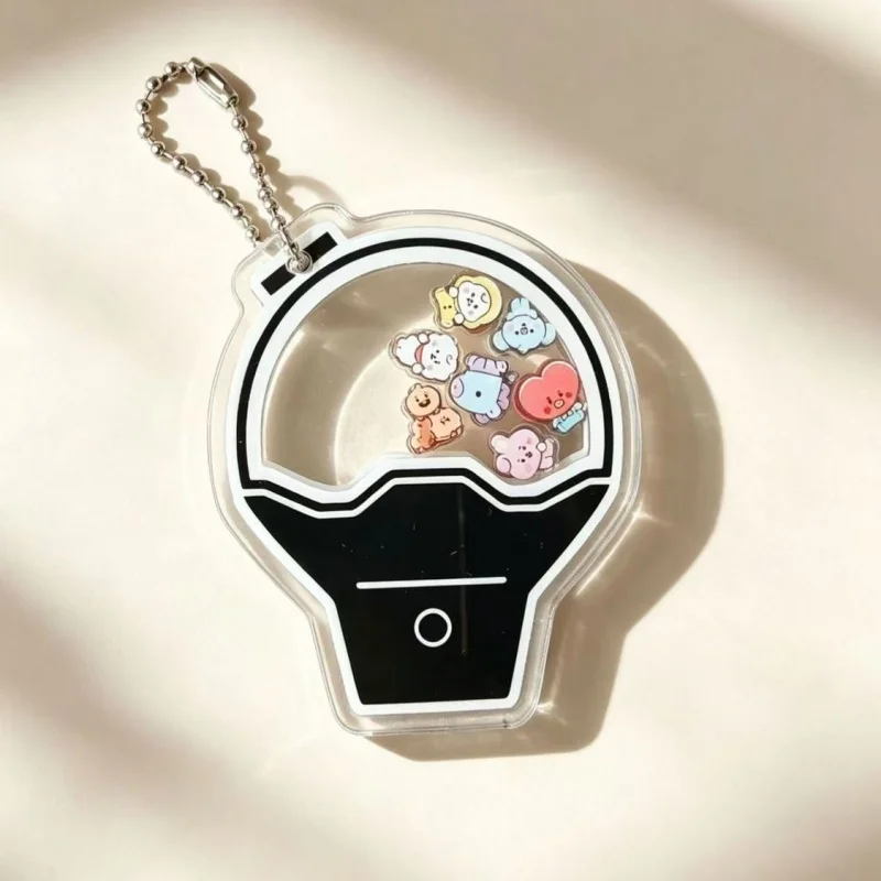 BT21 Koya Tata RJ Shakey Mang Shake Shake Schlüsselanhänger Hochwertiger Kreativer Persönlicher Rucksack-Anhänger Desktop-Ständer Dekoration – Detail 2