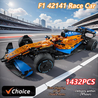 New 1432/1642PCS F1 W14 E Technical F1 Race Car 42141 42171 Supercar Model Buiding Kit Block Bricks Toys for Kids Birthday Gifts