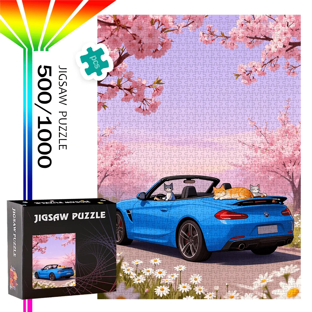 

500 шт./1000 шт. высококачественная головоломка | Дизайн вишневого цвета на день рождения, Хэллоуин, Рождество, День Благодарения, Пасху - P