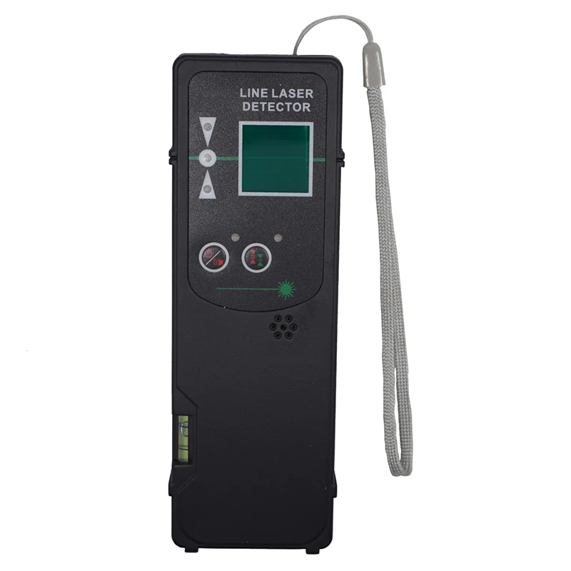 Rilevatore ricevitore di livello laser con display LCD retroilluminato su due lati della linea di impulso Ricevi raggio verde rosso per esterni