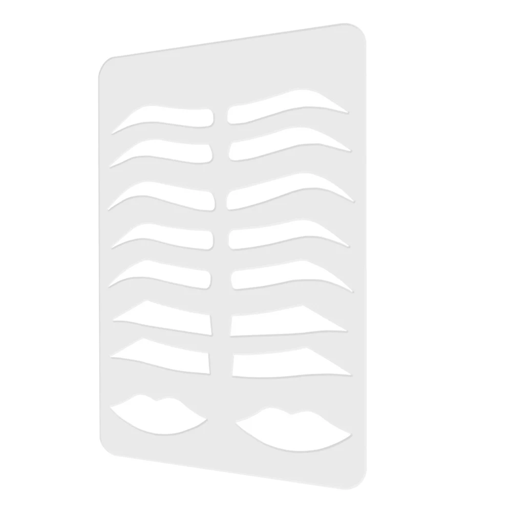 

Eyebrow Shape Template Acrylic Mold Practicing Tool Draw Board Makeup Stencil Lip Mold Reusable Accessories Body