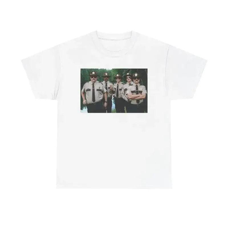 Super Troopers T Shirt Vintage Movie Poster Retro Heavy Cotton