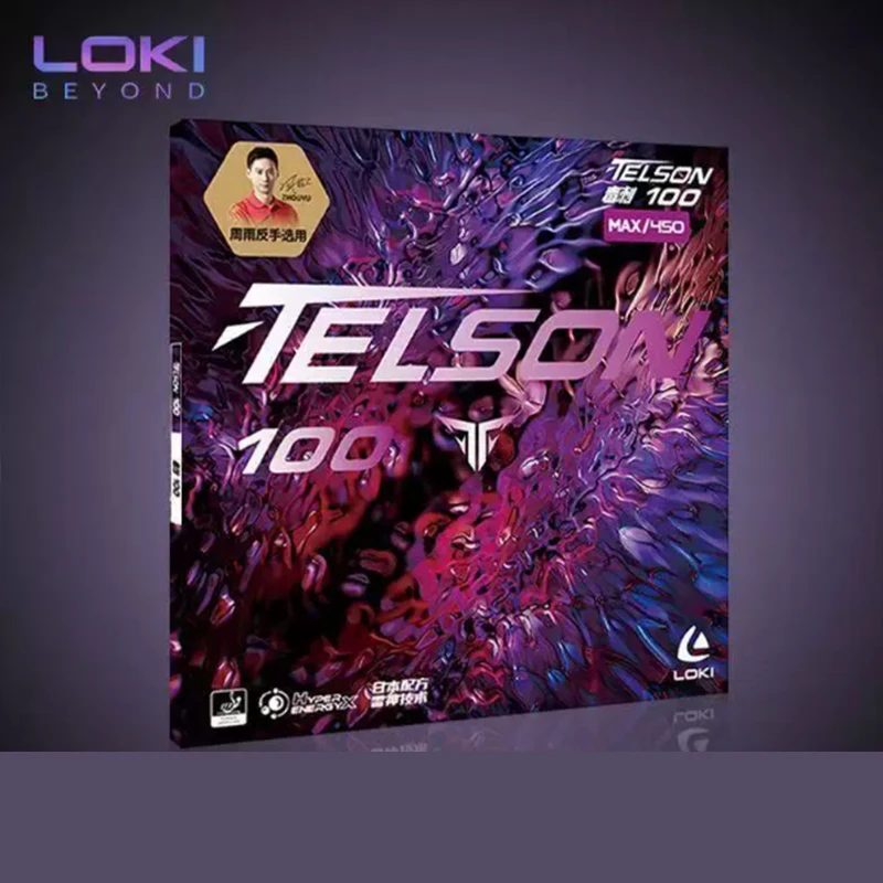 LOKI TELSON 100 Table Tennis Rubber Pimples in Non Tacky Fast Attack Loop Thick Sponge Ping Pong Racket Rubber