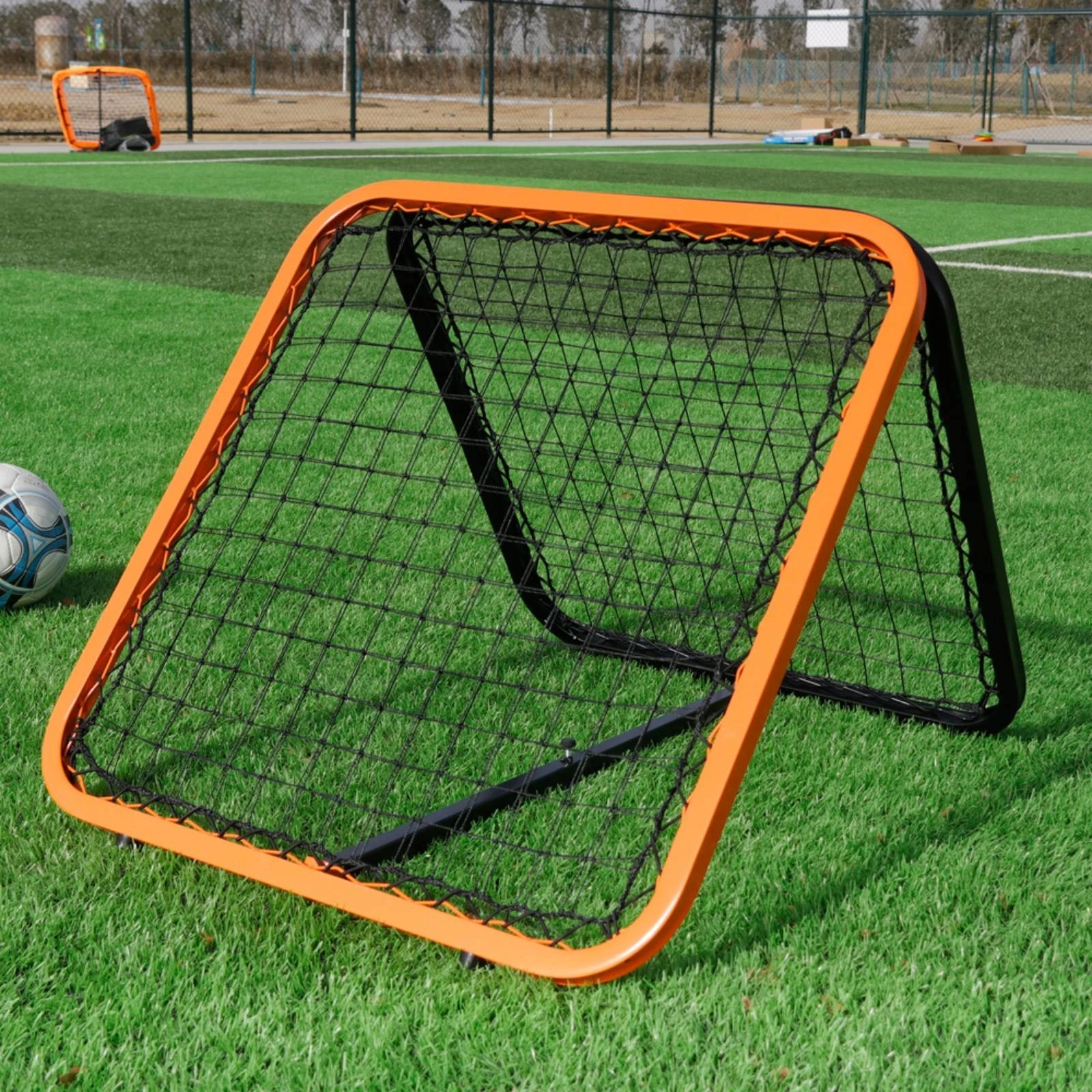 

Soccer Rebound Net Portable Soccer Rebounder Net Football Training Rebounder Easy to Set up Sports Gear Compact Storage