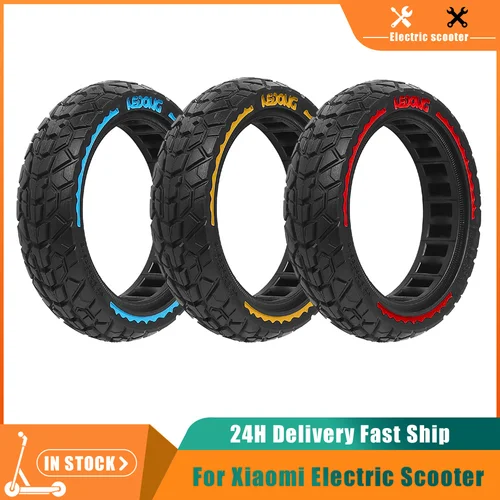 Neumático sólido todoterreno de 8,5 pulgadas para patinete eléctrico, neumático absorbente de golpes de 8 1/2x2 para neumáticos sin cámara Xiaomi M365/1S/Pro/Pro2/Mi3