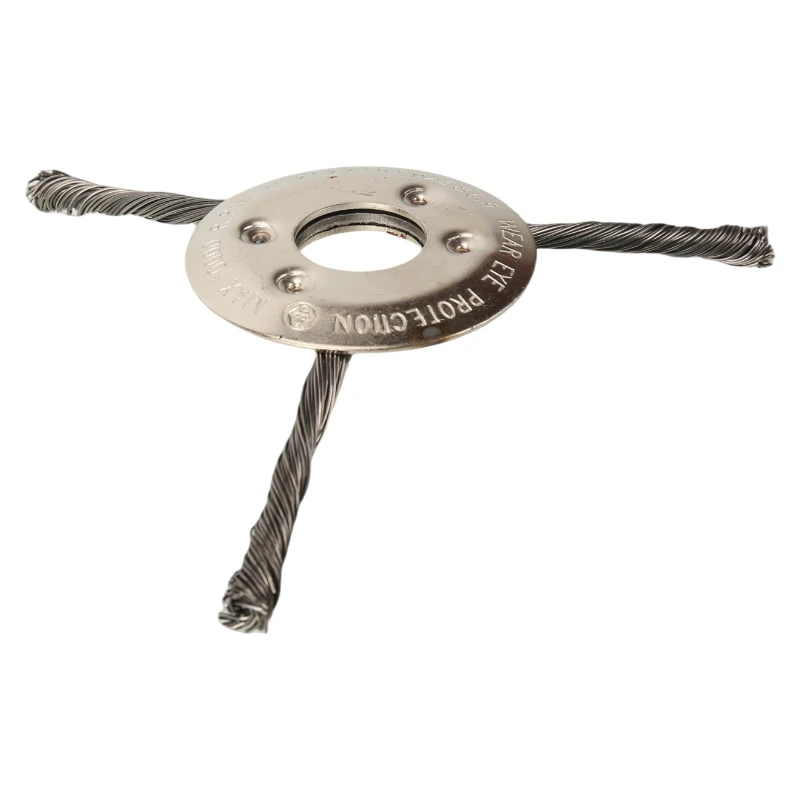 رأس عجلة تشذيب العشب من أسلاك الفولاذ: مناسب عالمي لقواطع الفرشاة ذات العمود المستقيم، ومزيل فعال للطحالب والصدأ