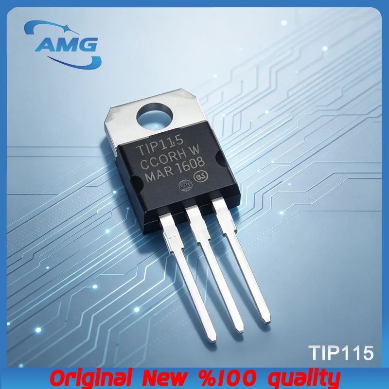 10PCS TIP115 Power transistor TIP115 2A 60V TO-220 PNP transistor triode