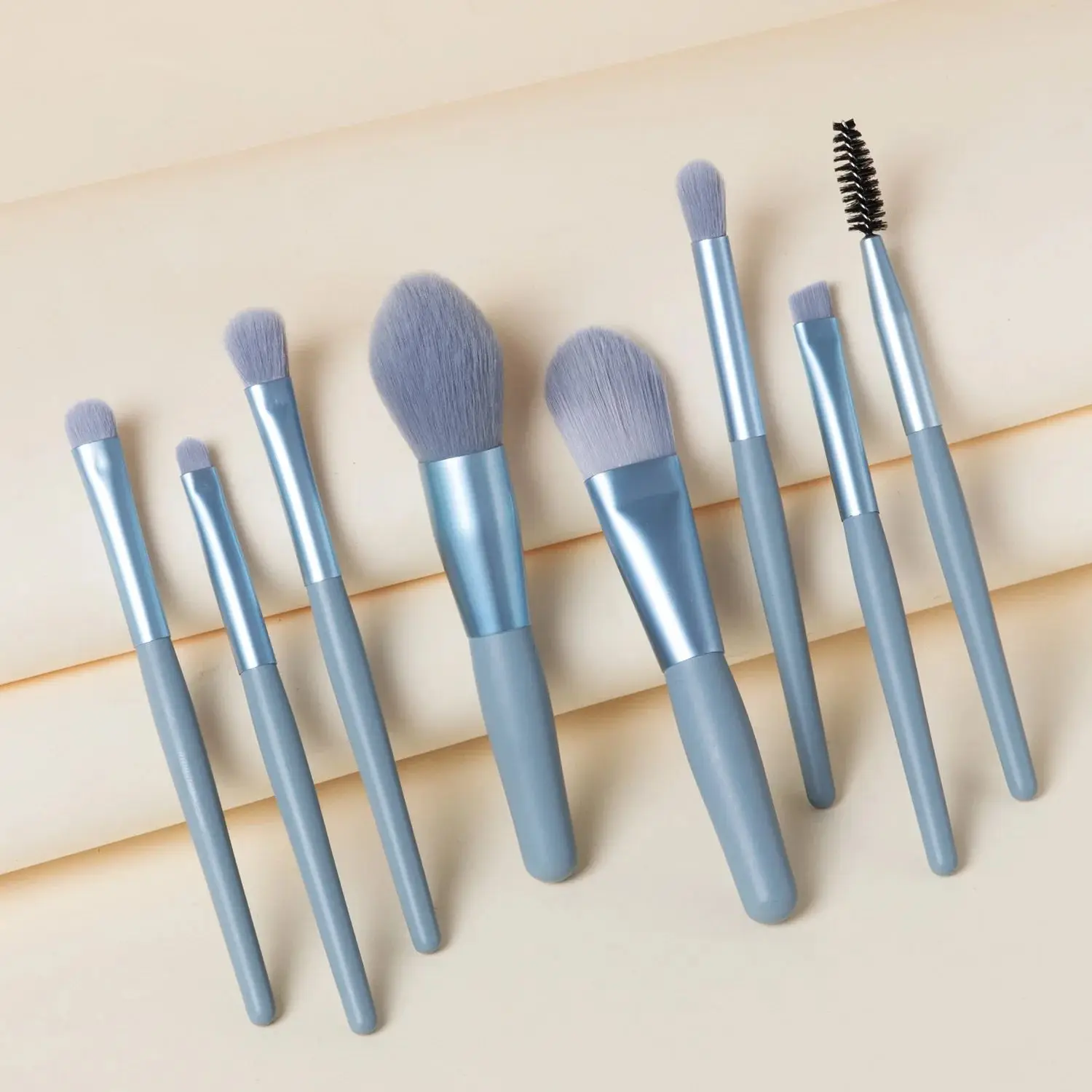 8 Stuks Marmeren Make-Up Borstels Set Met Make-Up Sponzen Met Gezicht Wasborstel Make-Up Borstels Make-Up Tools