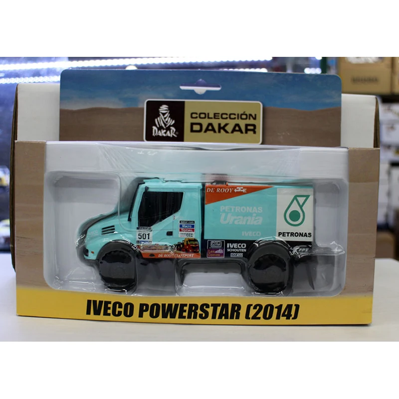 Diecast Alloy 1:43 Scale DAKAR IVECO Powerstar Racing Cars Model Adult Toys Classic Nostalgia Souvenir Gifts Static Display