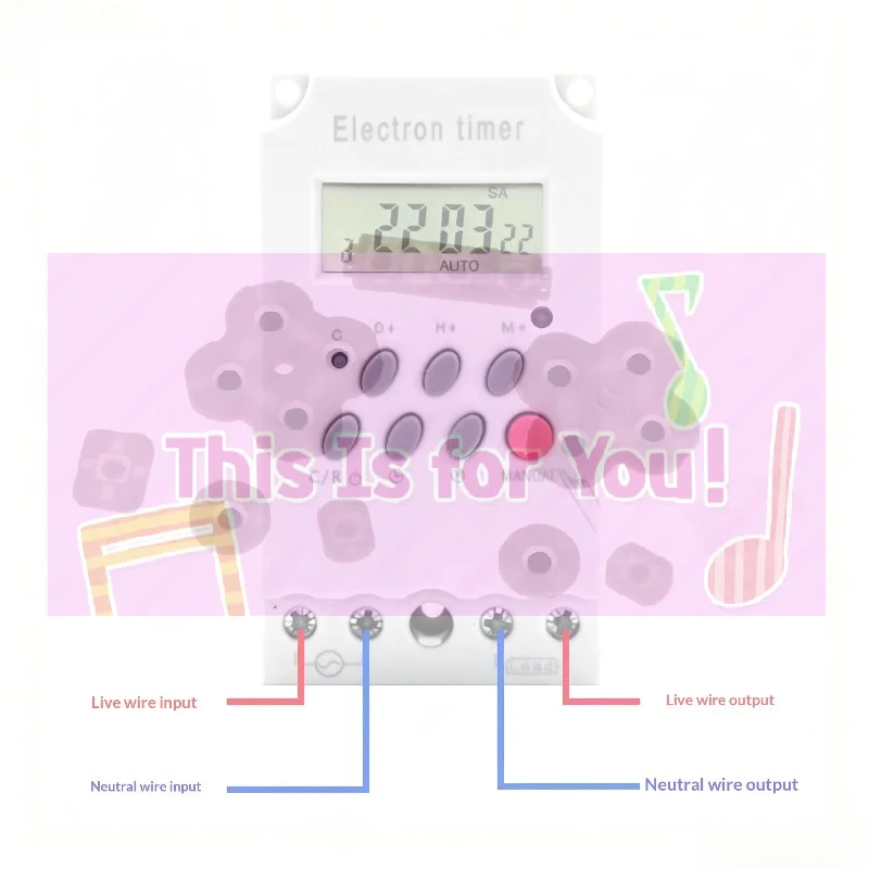 【MA】16 ON/OFF 220V 30A Second Setting Digital Timer Switch 24hr 7 Days Weekly Programmable Time Relay Voltage Output