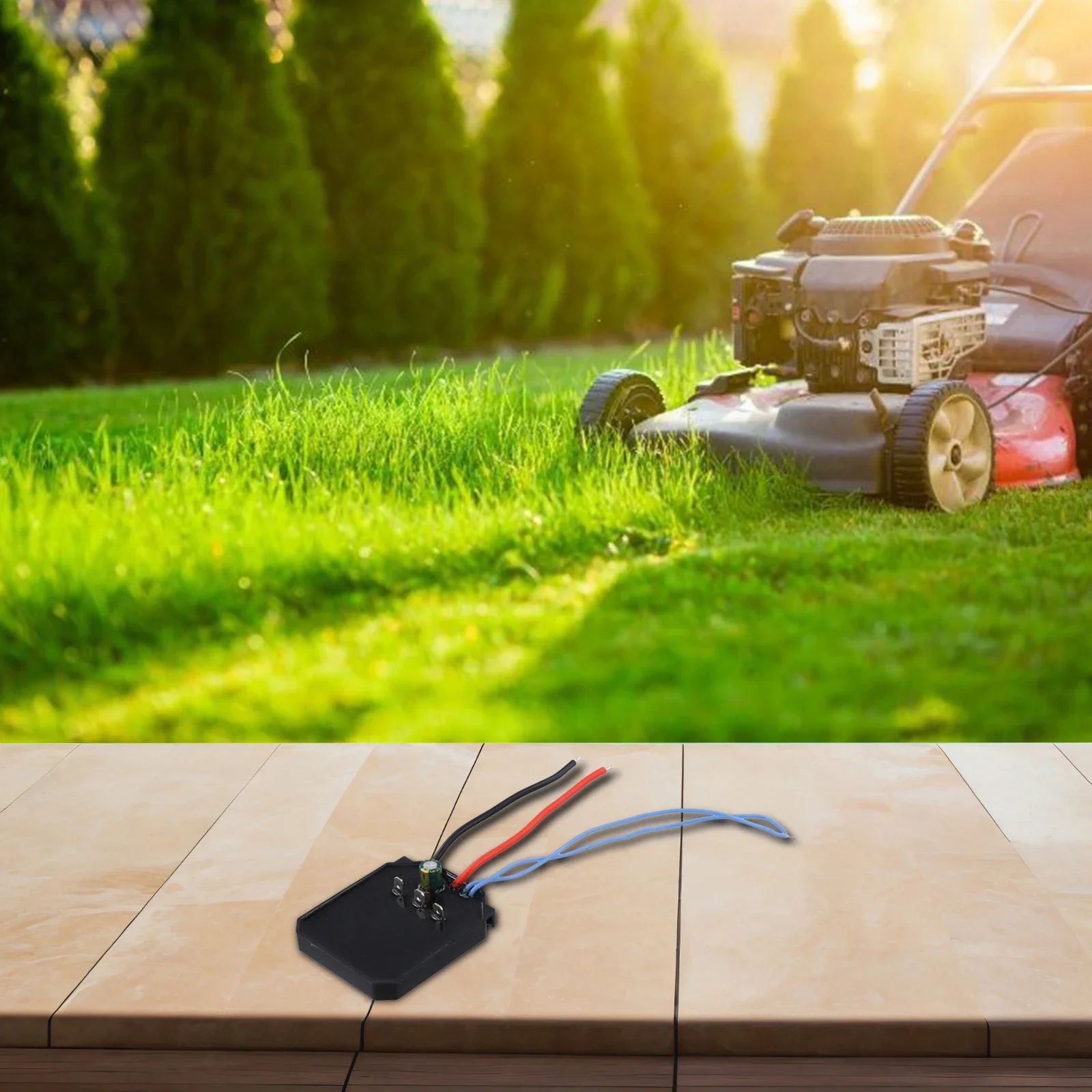 18 24V Control Board 2.44*2.05*0.28 In Hedge Trimmer Lightweight Design Precision Engineering Black Control Board Compact Size