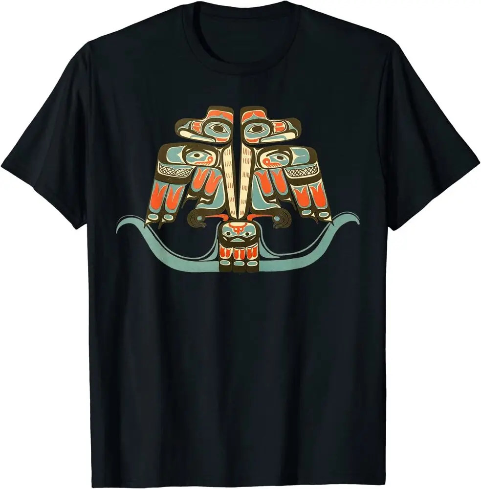 Thunderbird Northwest Haida Indian Tribe Art T-Shirt Unisex T-shirts For Men Women Summer Tees Cotton Luxury Brand Vintage