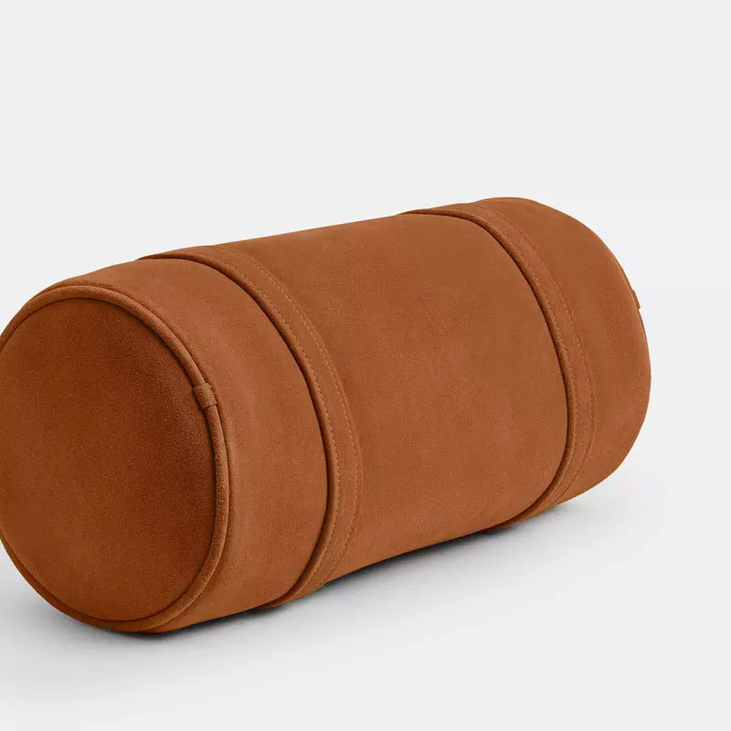 Retro Suede Pillow Bag Women's New Versatile round Cylinder Bag Luxury Handbag Crossbody Shoulder Bag