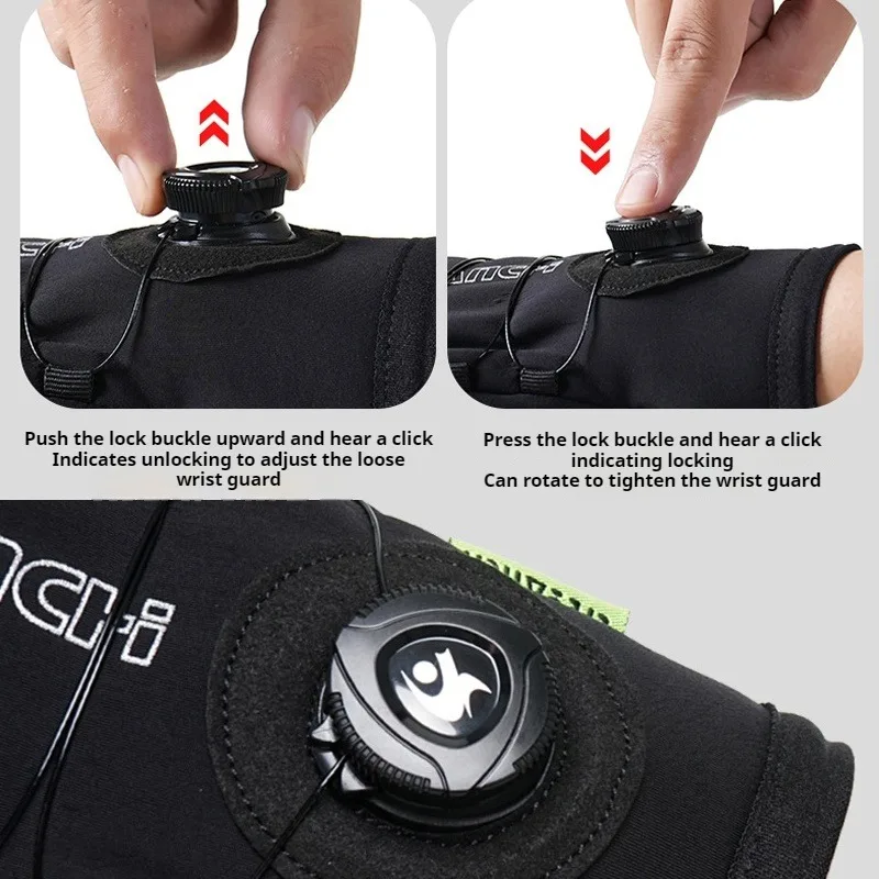 قفازات شتوية دافئة للرجال والنساء - قفازات رياضية سميكة ومقاومة للرياح ومقاومة للماء - قفازات التزلج وركوب الدراجات #3