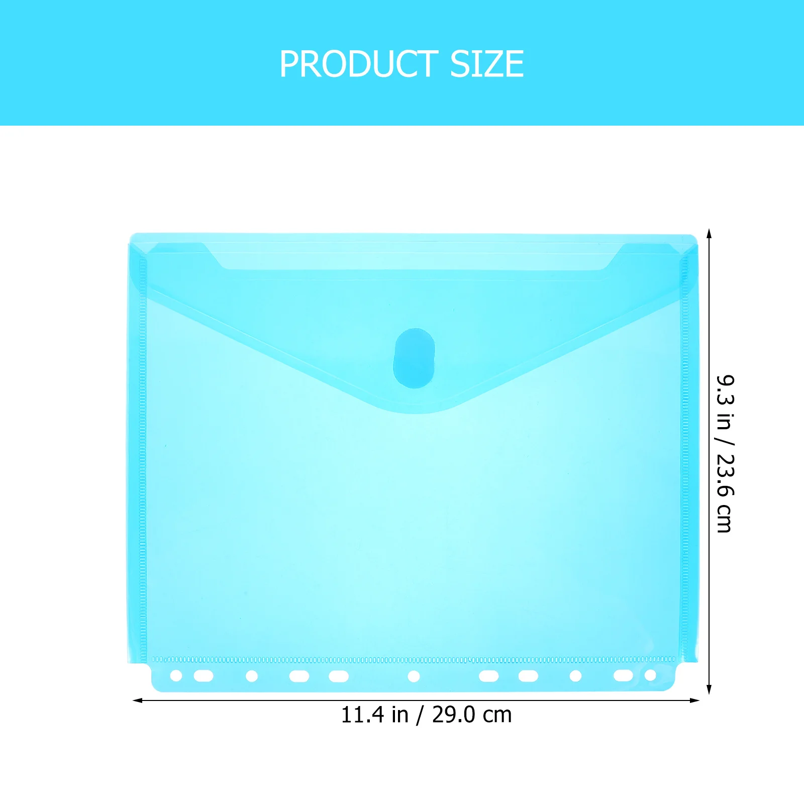 แฟ้มเอกสารแบบกดปุ่ม 10 ชิ้น  วัสดุพลาสติกใส ใช้ซ้ำได้ สำหรับจัดเก็บเอกสารในสำนักงาน โรงเรียน ใบเสร็จ และงานเอกสารต่างๆ