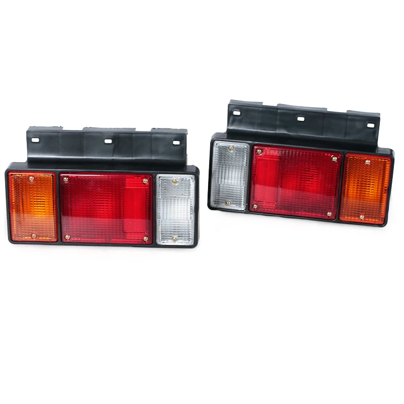 For Isuzu NPR ELF NKR NHR NLR 1987-2022 Truck Rear Bumper Tail Parking Brake Light Warming Signal Reflector Lamp 12V