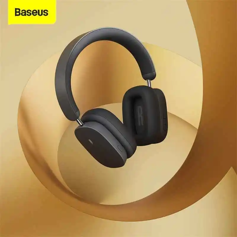 Baseus H1 ANC Bluetooth 5.2 Headsets Wireless Headphones 40db Active Noise Cancellation, 70h Battery Life 40mm Driver Unit