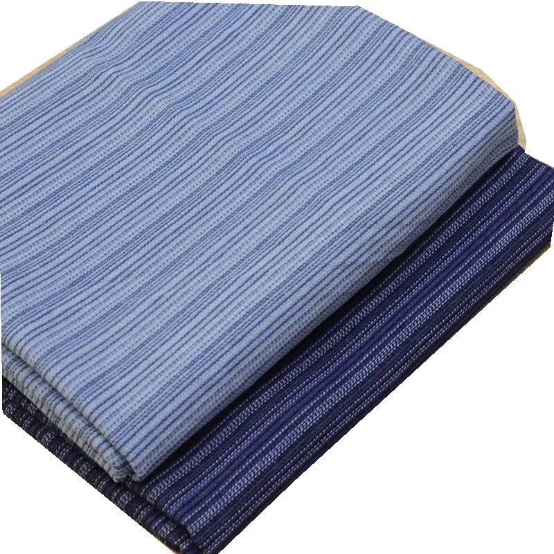 مخطط الجاكار غسلها الدنيم النسيج لينة سميكة الملابس سترة أريكة حقيبة مصمم Diy بها بنفسك الخياطة القماش بواسطة مادة متر #4