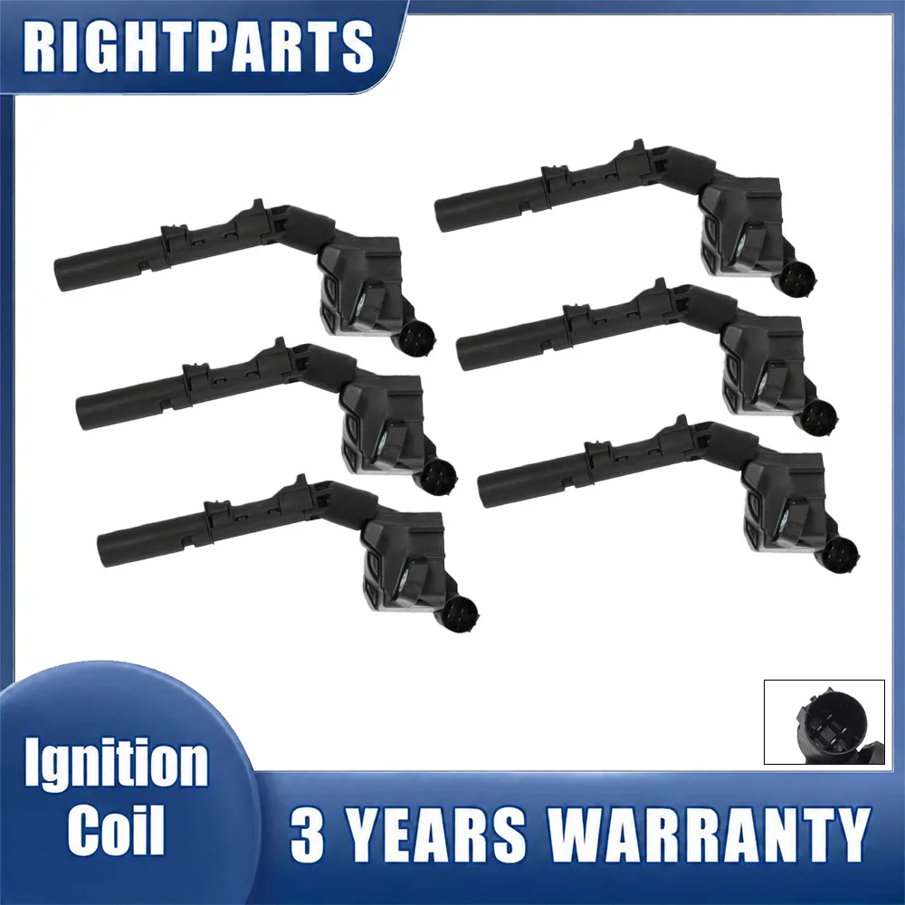 6PCS UF777 A2769067900 Ignition Coil Packs for BENZ AMG C43 E43 CLS400 GLS450 S450L E400L R400 M276 3.0T