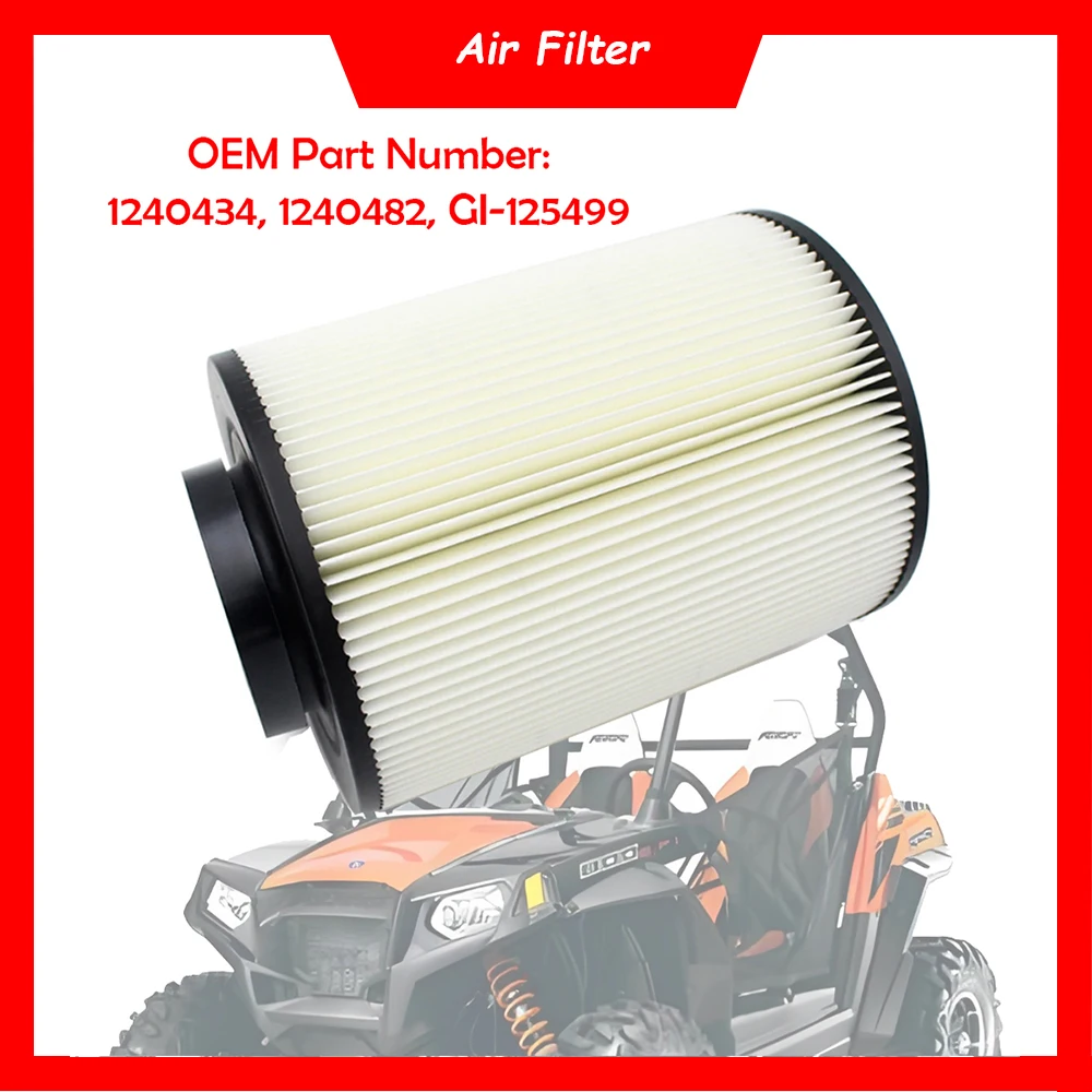

Motorcycle Air Filter Cleaner Air Intake Filter Element For Polaris Ranger RGR 4X4 6X6 RZR 4 800 900 EFI DIESEL EPS RZR800 XP800