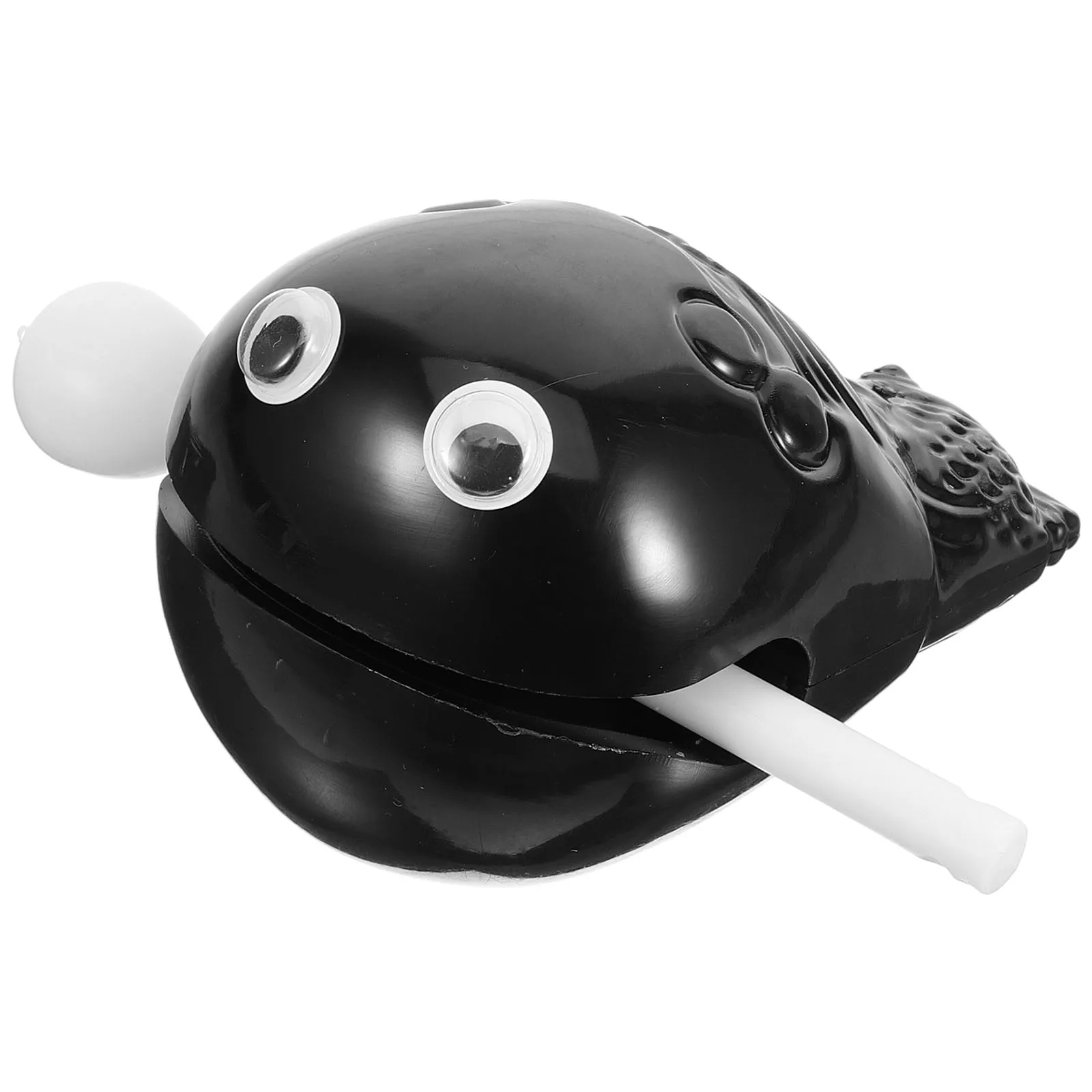 Wooden Fish Toy 3 Inch Black Temple Block Instrument Percussion Musical Rhythm Office Decompression Fish Plaything Small Size