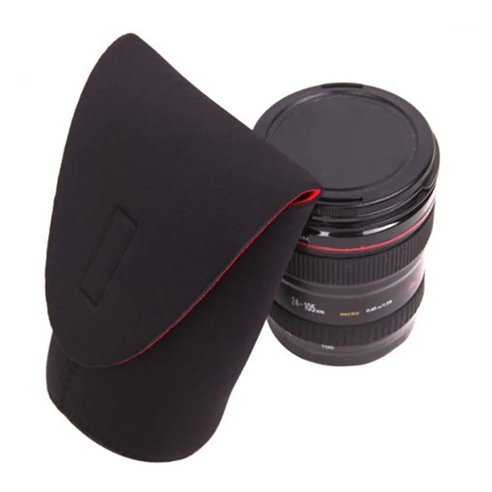 Camera Lens Bag Waterproof Camera Lens Pouch Bag Case For Canon Nikon Sony DSLR Camera Lens Bag Camera Lens Protector Pouch Bag