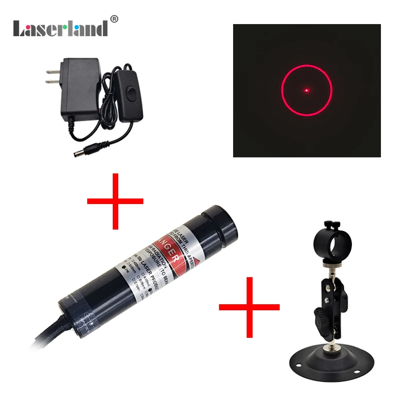 650nm الأحمر الهدف دائرة حيود صريف وحدة ليزر ديود #3