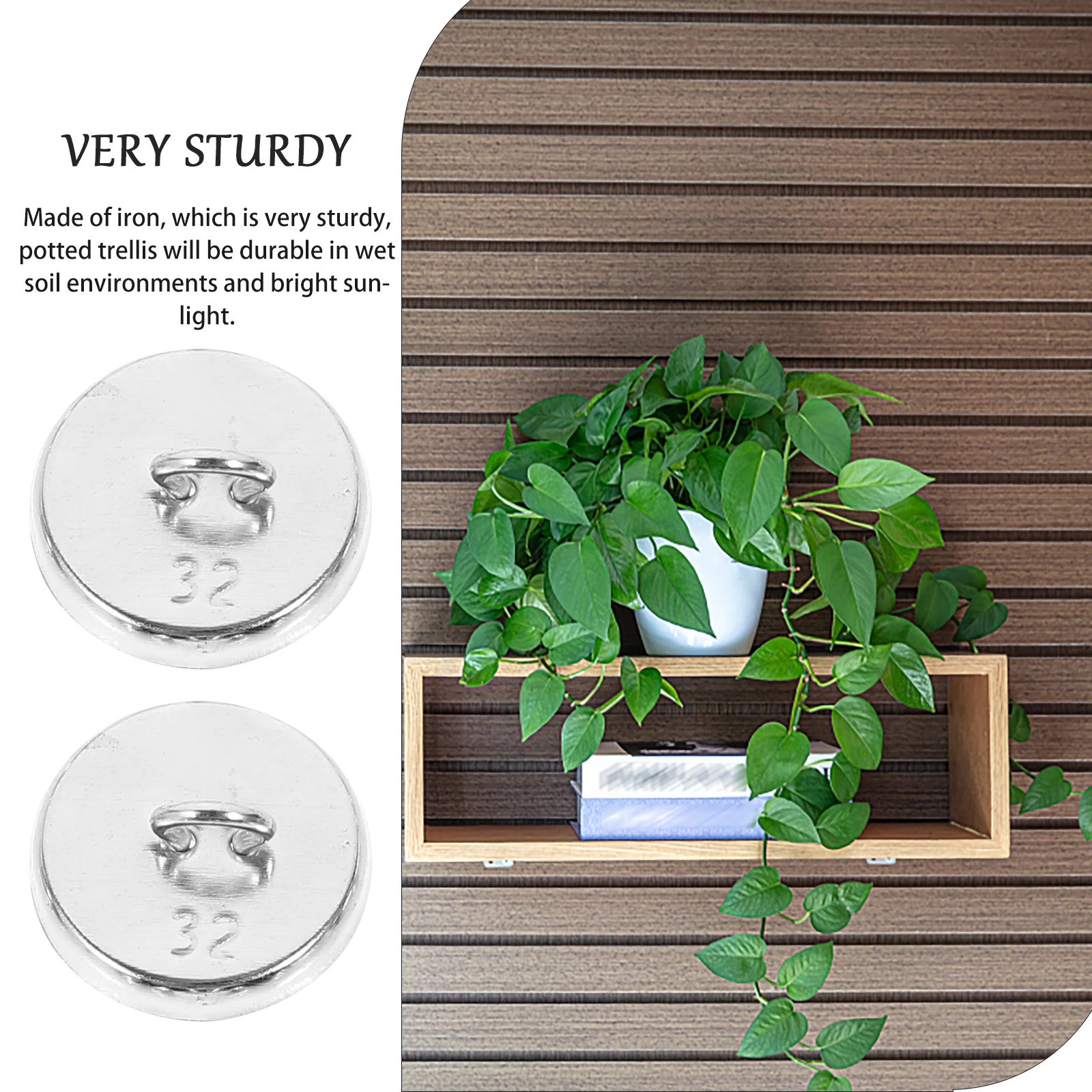 

50 Pcs Plant Anchor Tool Garden Plants Support for Grid Anchors Aluminum Climbing Supports Stand