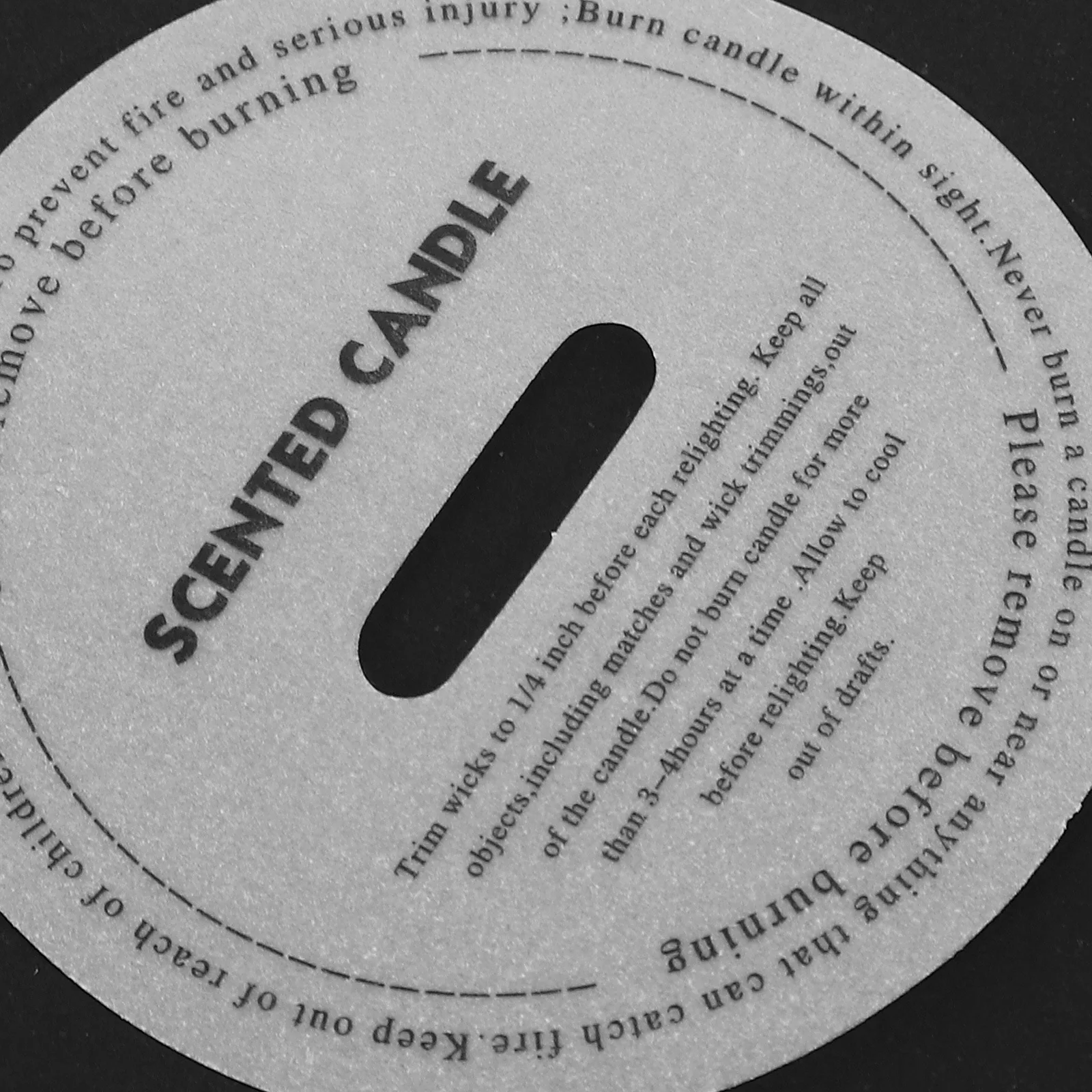 

50Pcs Wax Protective Covers Round Dust Covers for DIY Making Jars Craft Aromatherapy Supplies Wick Stickers