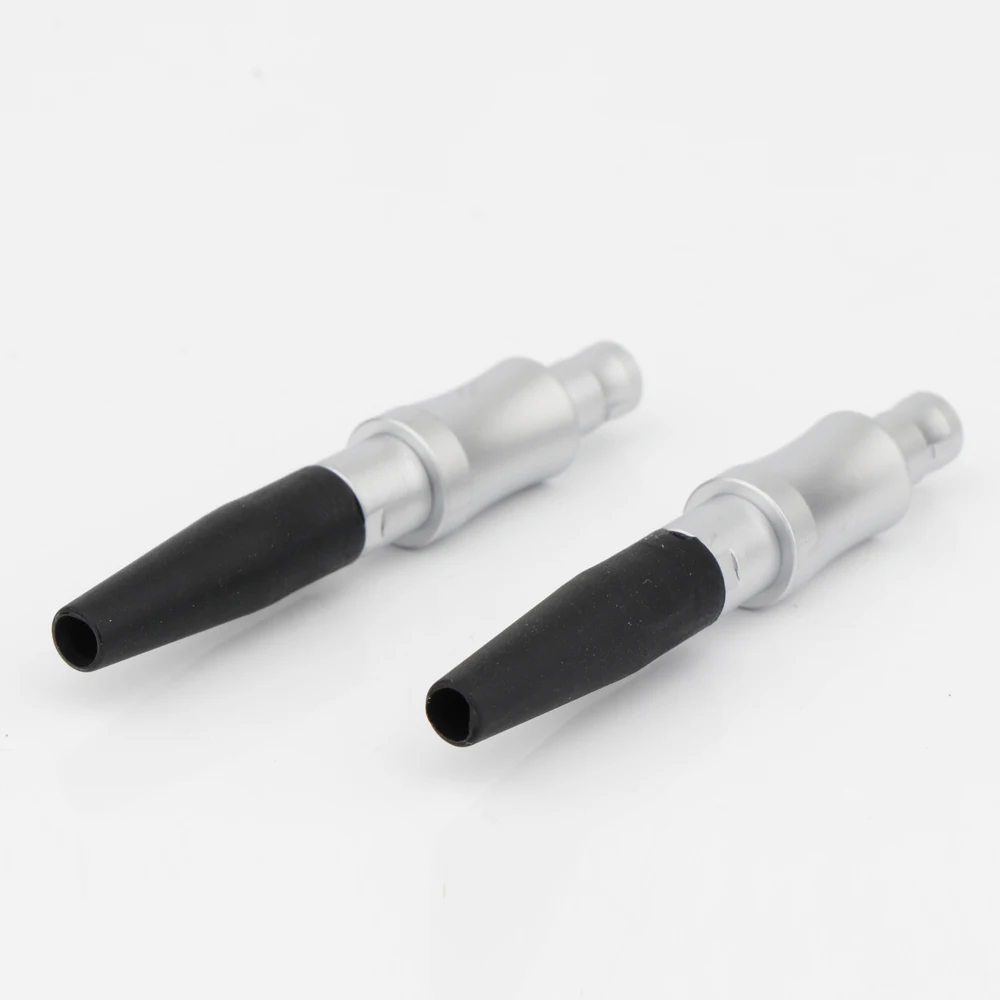 Pair 24k Gold Plated Headpnone Plug, HD800 Plugs For DIY HD 800 HD800 HD800S HD820 Headphone Cables earphone wire